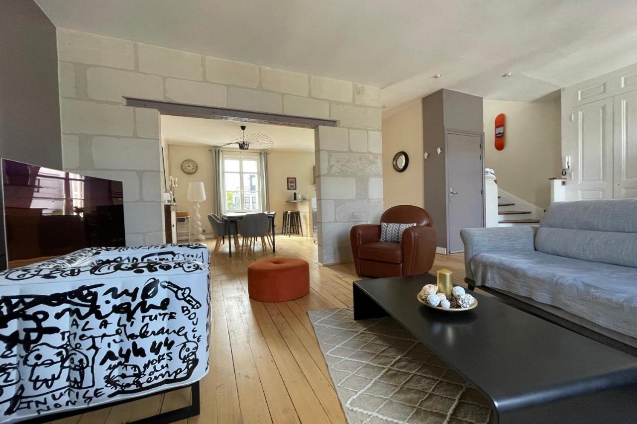 Superb Duplex Near The Halles De Tours Apartment Bagian luar foto
