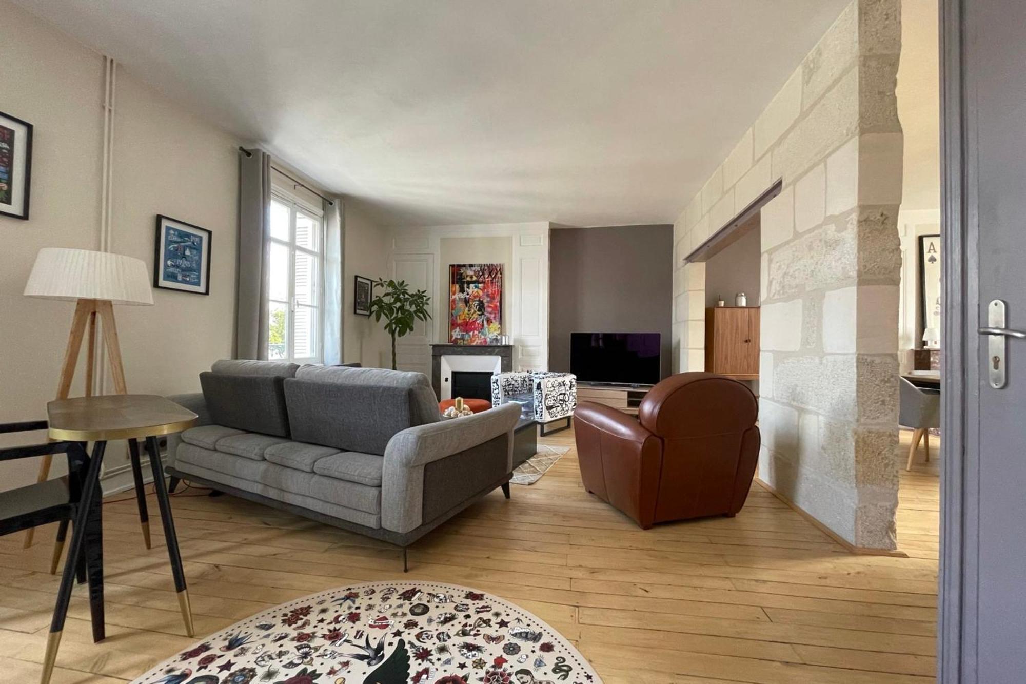 Superb Duplex Near The Halles De Tours Apartment Bagian luar foto